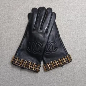 Chanel lambskin gloves