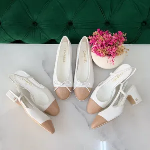 Chanel slingback flats
