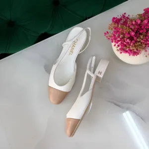 Chanel slingback flats