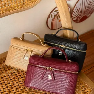Chanel vanity top handle bags