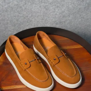 Christian Louboutin Chambeliboat Suede Boat Shoes