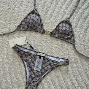 GUCCI Embellished printed bikini