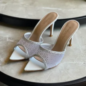 Gianvito Rossi Embellished Rania Mules