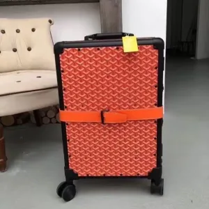 Goyard Bourget trolley suitcase