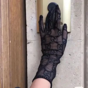 Gucci GG tulle gloves