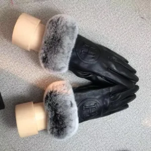 Hermès leather gloves