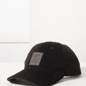 Loewe Anagram Patch Corduroy Cap