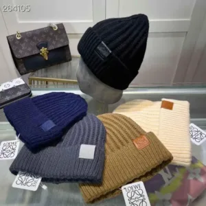 Loewe cashmere beanie hats