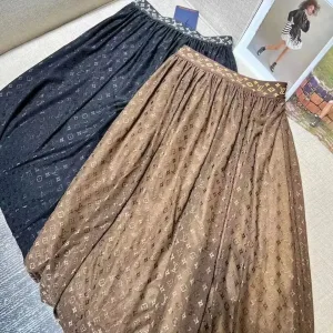 Louis Vuitton Printed Flared Maxi Skirt