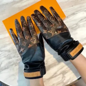Louis Vuitton Supreme gloves