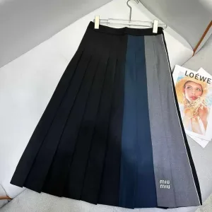 Miu Miu pleated midi skirt