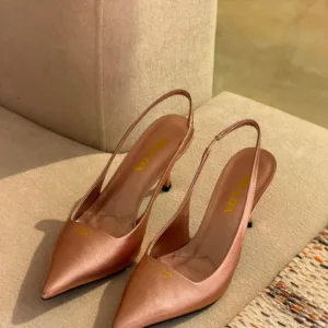 Prada Logo Slingback Pumps