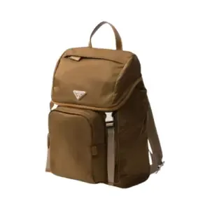 Prada Re-Nylon and Leather Backpack