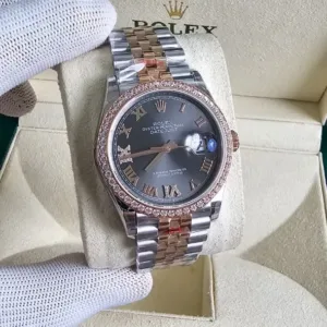 Rolex Datejust Stainless Steel and Rose Gold