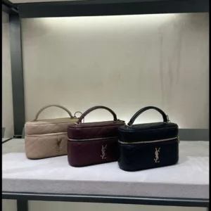 SAINT LAURENT Gaby Vanity mini quilted bag