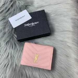 Saint Laurent Origami Tiny Tri-fold Wallet
