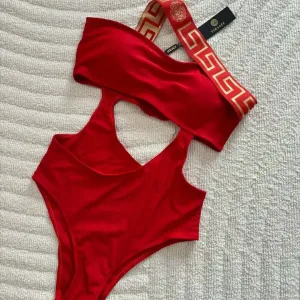 Versace one-piece cut-out swimsuit