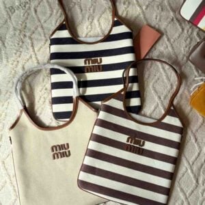 Affordable Miu Miu Tote Bag IVY Leather & Canvas | Bags Dubai