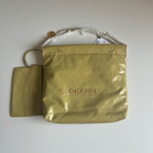 Best Chanel 22 Small Olive Calfskin Bag | Dubai Luxury items