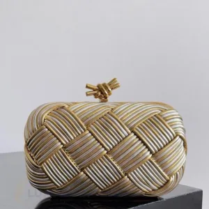BOTTEGA VENETA Knot Clutch | Intrecciato Leather Evening Bag