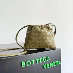Bottega Veneta Leather Dust Bag Protector | Authentic Luxury Drawstring Pouch