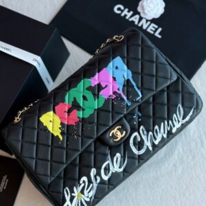 Buy Chanel Classic Flap Bag Hand Painted Graffiti | Bags Dubai
