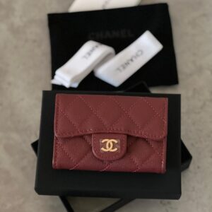 Buy Chanel Flap Card Holder Quilted Caviar Leather |Bags Dubai