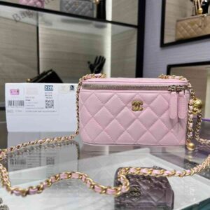 Buy Chanel Lambskin Quilted Vanity Case Cross Body Bag |Bags Dubai