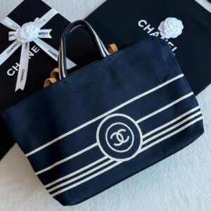 Buy Chanel Shopping Tote Bag Denim Coco Mark CC Medium | Bags Dubai