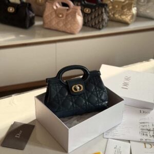 Buy Dior Jolie Top Handle Mini Bag Black Lambskin | Dubai Luxury Items