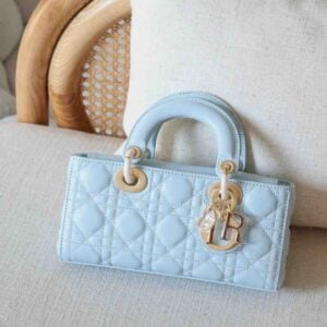 Buy Dior Lady D-Joy Small Ice Blue Cannage Lambskin |Dubai Luxury Items