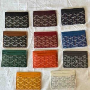 Buy Goyard Card Wallet Saint-Sulpice Goyardine Coated Canvas | Bags Dubai