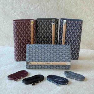 Buy Goyard Goyardine Canvas Monte-Carlo PM Clutch Bag |Bags Dubai