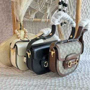 Buy Gucci Horsebit 1955 Leather Small Rounded Shoulder Bag |Bags Dubai