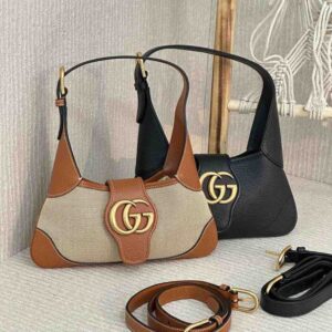 Buy GUCCI Shoulder Bag Small Aphrodite GG-Plaque Canvas Leather |Bags Dubai