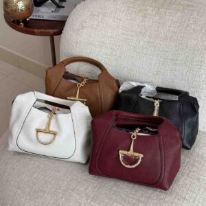 Buy Gucci Softbit Maxi Leather Top Handle Shoulder Bag |Bags Dubai