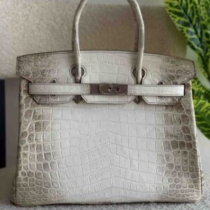 Buy Hermes Birkin 30 Himalaya Crocodile Leather Bag | Bags Dubai
