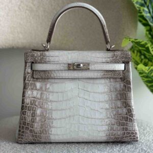 Buy Hermes Kelly Bag Himalaya Niloticus Crocodile Leather |Bags Dubai