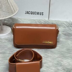 Buy Jacquemus Le Carinu Leather Women's Shoulder Bag | Bags Dubai