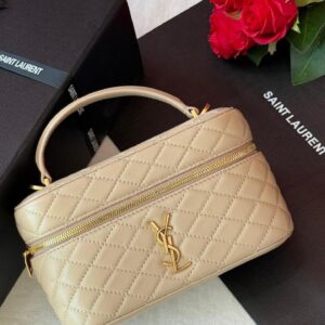 Buy YSL Gaby Vanity Mini Light Beige Leather Shoulder Bag