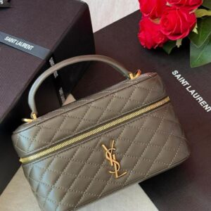 Buy YSL Gaby Vanity Mini Light Musk Lambskin Shoulder Bag