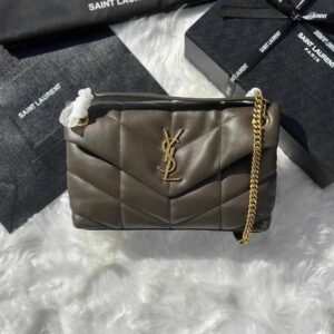Buy YSL Toy Puffer Light Musk Matelasse Leather Shoulder Bag