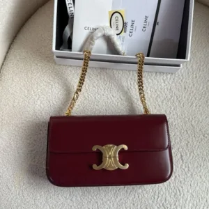 CELINE Triomphe Bag Super Master Quality Replica | Luxury Grained Leather Shoulder Bag
