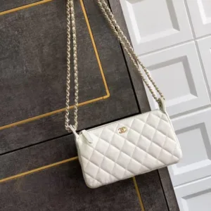 CHANEL Gold Ball Mini Case Lambskin Crossbody Bag | Luxury Designer Bag