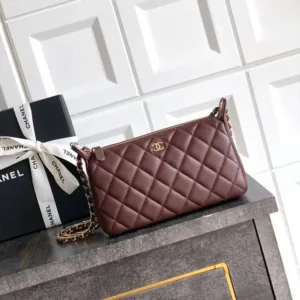 CHANEL Gold Ball Mini Case Lambskin Crossbody Bag | Luxury Designer Bag