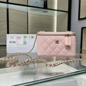 CHANEL Quilted Lambskin Vanity Case Bag with Mirror | Luxury Collector Item