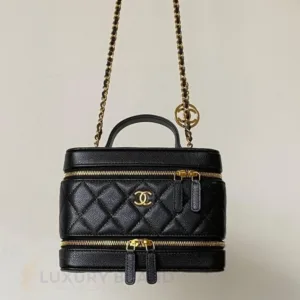 CHANEL Quilted Vanity Case Bag | Luxury Crossbody Bag | CHANEL