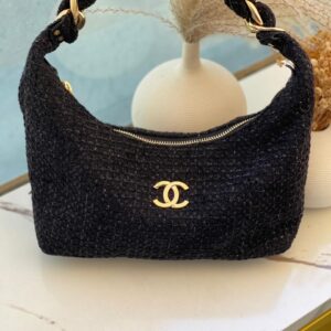 Chanel Tweed Hobo Bag With Chain Handle In Dubai | BAGS DUBAI