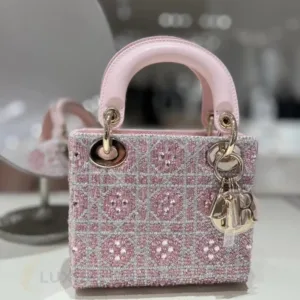 DIOR Mini Bag | Cannage Quilted Leather Crossbody Bag | Official Luxury