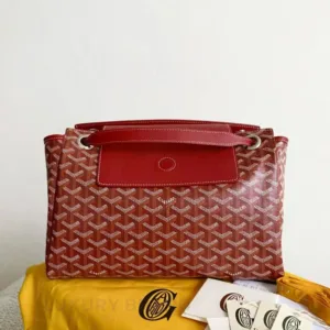 GOYARD Rouette Bag | Super Master Quality | Hand-Painted Goyardine Canvas